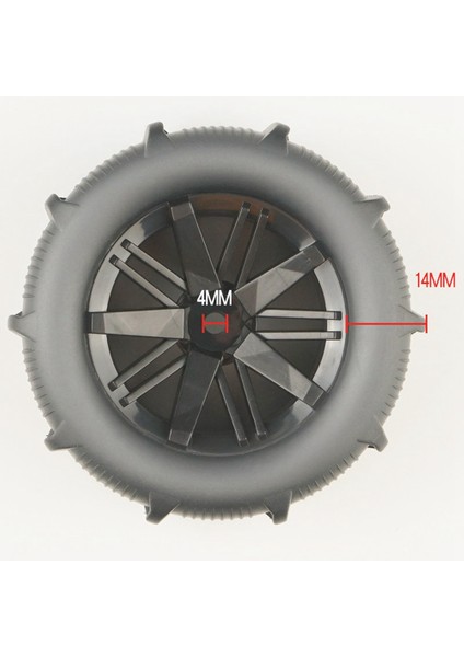 Adet 80MM Kar Kum Lastiği Tekerlek Scy 16101 16102 Pro 144001 144010 12428 124019 Hbx 16889 SG1601 H16 16207 (Yurt Dışından)