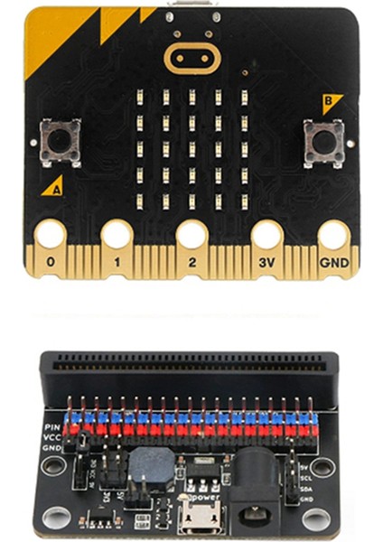 Bbc Microbit V2.0 Anakart Python Programlanabilir Öğrenme Geliştirme Kartında Grafik Programlamaya Giriş L (Yurt Dışından)