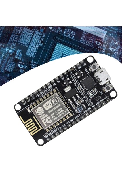 ESP8266 CP2102 Geliştirme Kartı + USB Kablosu ESP-12E Mcu ESP8266 Nodecu Lua V3 Nesnelerin Interneti Wıfı Geliştirme Kartı (Yurt Dışından)