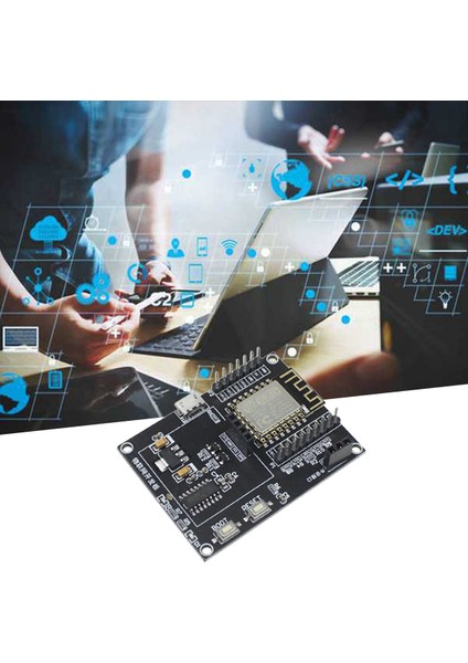 ESP8266 Nesnelerin Interneti Geliştirme Kartı + USB Kablosu Geliştirme Wıfı Ağı Seri Port Modülü Sistemi Ana Kartı (Yurt Dışından)