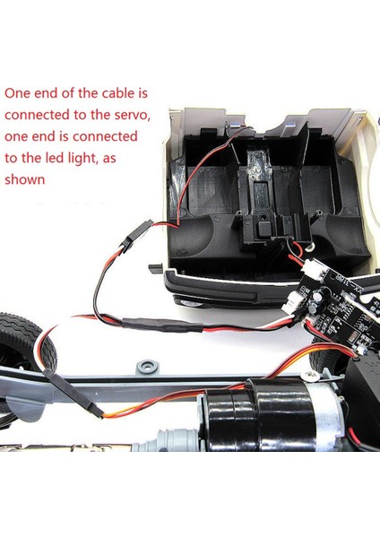 Rc Araba LED Tavan Lambası Işık Çubuğu Için D12 C14 C24 C34 Mn D90 MN99S Rc Araba Yükseltme Parçaları Aksesuarları (Yurt Dışından)