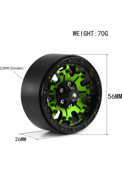 4 Adet Metal 1.9ın Beadlock Jant 1/10 Rc Paletli Trx4 Eksenel SCX10 90046 AXI03007 Redcat Gen8 (Yurt Dışından) fiyatları