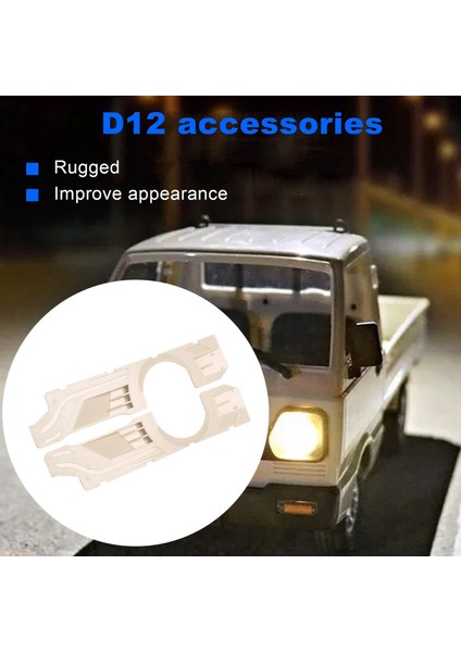 D12 1/10 Rc Araba Yükseltme Parçaları Rc Araba Vücut Zırhı Çevrili Kitleri Dekorasyon Kapak Aksesuarları (Yurt Dışından)