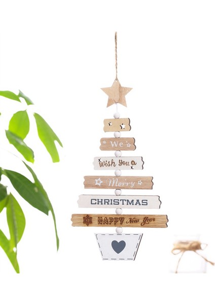 Noel Ağacı Süsler Ön Kapı Için Burcu Ahşap Işaretler Pencere Işareti Noel Asılı Süsleme Ağacı Asılı Süsler (Yurt Dışından) fiyatları