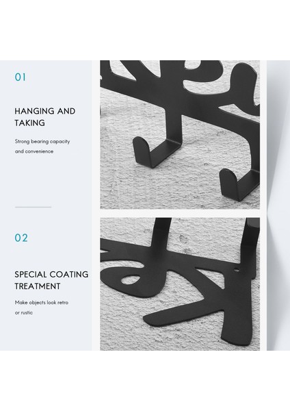 Duvara Monte Anahtarlık 4 Kanca, Vida ve Ham Tapalar Dahil, Dökme Demir "anahtarlar" (Yurt Dışından) indirimleri