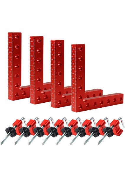 90 Derece Kelepçe Sağ Açı Ağaç Işleme 4 Adet 5.5x5.5 Inç Ağaç Işleme Köşe Kelepçesi Resim Çerçevesi Dolabı, Çekmeceler (Yurt Dışından) modelleri