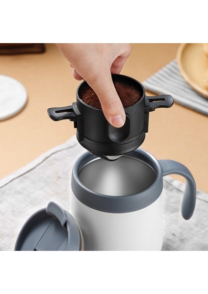 Katlanabilir Yeniden Kullanılabilir Kahve Filtresi Kahve Makinesi Ev Mutfak Kahve Araçları Için Örgü Tutucu Paslanmaz Çelik Makine, B (Yurt Dışından) indirimleri