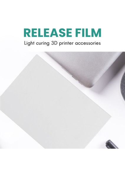 12 Adet Fep Film 200X140X0.15 mm Kalınlık Uv 3D Yazıcılar Için, LCD Sla Reçine, 2 Parça Yedek Plastik Spatula ile (Yurt Dışından)