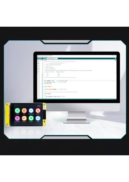Lvgl Wıfı Bluetooth Geliştirme Kurulu Için ESP32 2.4 Inç 240X320 Kapasitif Dokunmatik LCD Ekran Ekran Modülü (Yurt Dışından)