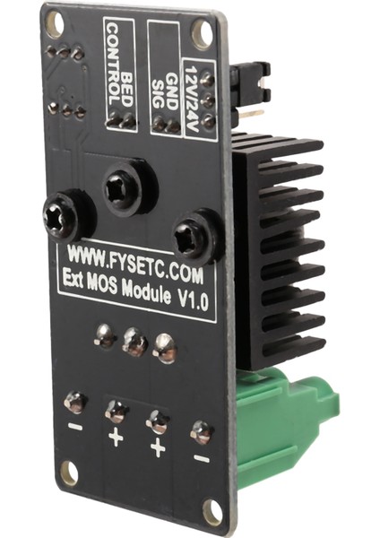 3D Yazıcı Sıcak Yatak Güç Genişletme Kartı / Heatbed Güç Modülü / Mos Tüp Yüksek Akım Yükü Mini Modül (Yurt Dışından) indirimleri