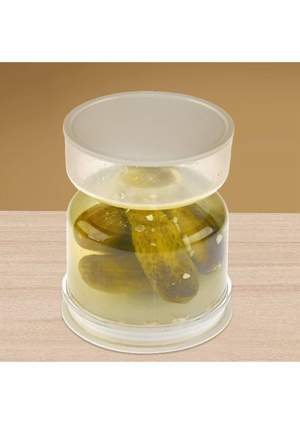 Kavanoz Kuru ve Islak Dispenser ve Zeytin Kum Saati Kavanoz Kabı Ev Mutfak Ayırıcı Organizatör Için (Yurt Dışından)