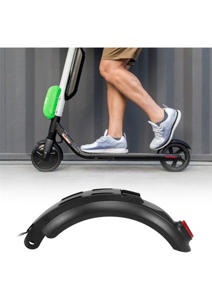 Elektrikli Scooter Arka Çamurluk Çamurluk Kanat + Kuyruk Lambası, Scooter Kaykay Parçaları E Scooter Aksesuarları (Yurt Dışından)