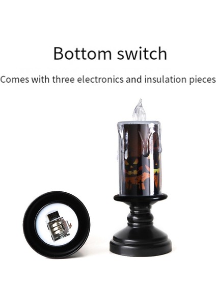 12 Adet/takım Cadılar Bayramı Dekorasyon Kabak Şamdan Işık LED Elektronik Mum Işığı Korku Gece Işıkları (Yurt Dışından) modelleri