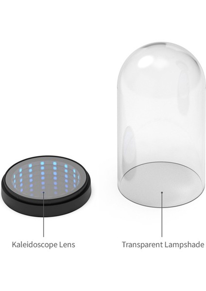 Bin Katmanlı Ayna Ekran Kutusu Kolu Organizatör Şeffaf Kör Kutu Toz Geçirmez LED Işıkları ile Saklama Kutusu (Yurt Dışından) indirimleri