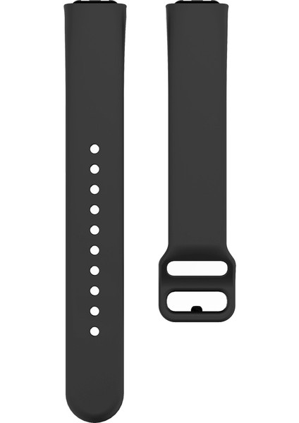 Spor Kordonlu Saat Kayışı Galaxy Fit SM-R370 Watch Band Yumuşak Silikon Yedek Bantlar Kayış Galaxy Fit SM-R370 Kayış Siyah (Yurt Dışından)