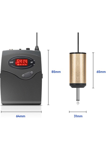 Baş Aşınma + Yaka Yaka Mikrofonları Verici Alıcı Konuşma Öğretimi Için Uhf Frekansı ile Kablosuz Mikrofon Seti (Yurt Dışından)