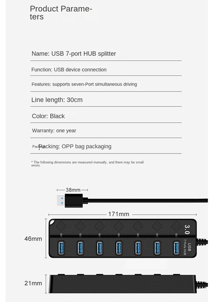 Dört Bağlantı Noktalı Anahtar Hub3.0 Dört Bağlantı Noktalı Ayırıcı Hub Dört Bağlantı Noktalı Genişletici USB Bilgisayar Ayırıcı Tek Bağlantı Noktalı 3.0 Hub (Yurt Dışından)
