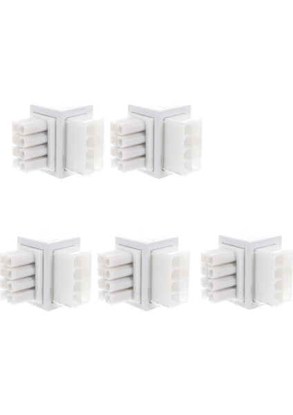 5 Adet Atx 8pin Dişi 90 Derece Açılı 8 Pin Erkek Güç Adaptörü Gpu Güç Direksiyon Konektörü Masaüstü Bilgisayarlar Için Grafik(B) (Yurt Dışından)