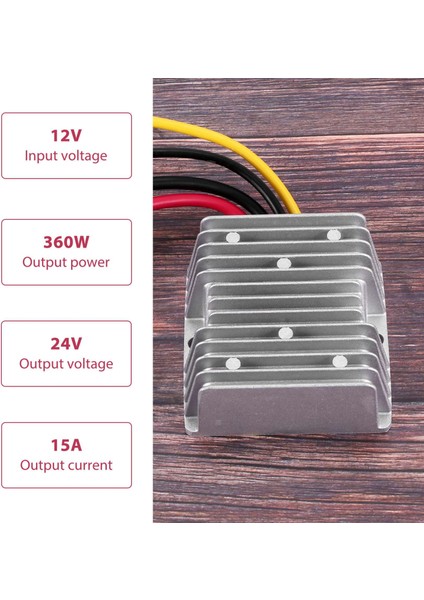 12V - 24V 15A 360W Dc Dc Dönüştürücü 360W Yükseltilmiş Dc Dönüştürücü (Yurt Dışından)