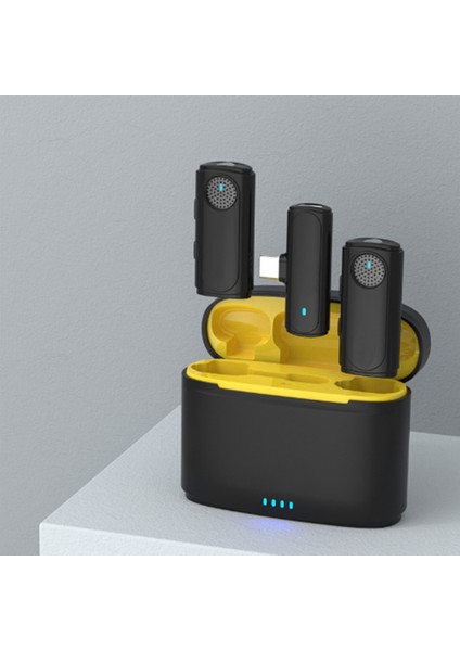 Android Mobil Canlı Kayıt Röportaj Mikrofonu Için Yeni Kablosuz Yaka Mikrofonu Mikrofonu (Yurt Dışından)