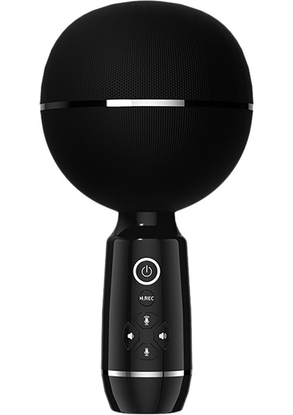 Çocuk Mikrofonu El Bluetooth Mikrofon Ailesi Ios ve Android Için Ktv Oynatıcı (Siyah) (Yurt Dışından)