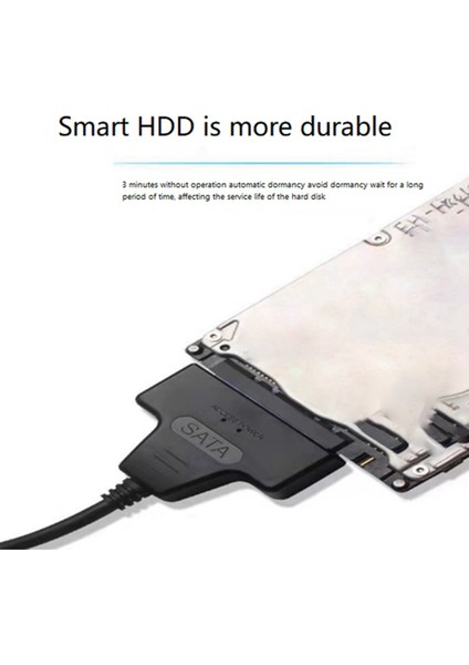 Usb3.0 Kolay Sürücü Hattı Sata 22PIN - USB Aktarım Kablolama Bilgisayar 2,5 Inç Katı Hal Mekanik Mobil USB(22CM) (Yurt Dışından) indirimleri