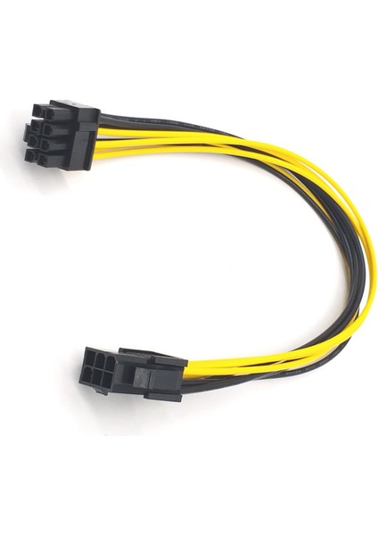 12 Adet Pcıe Güç Kablosu 6pin To 8pin (6+2) Grafik Kartı Güç Kaynağı Uzatma 18AWG Splitter Kablosu Madencilik Için (Yurt Dışından) fiyatları