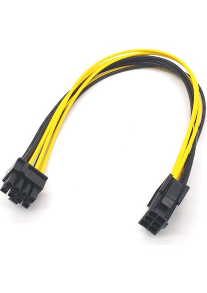 12 Adet Pcıe Güç Kablosu 6pin To 8pin (6+2) Grafik Kartı Güç Kaynağı Uzatma 18AWG Splitter Kablosu Madencilik Için (Yurt Dışından) modelleri