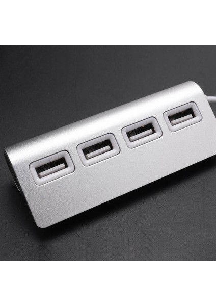 USB Hub, Macbook'lar, Pc'ler ve Dizüstü Bilgisayarlar Için 11 Inç Korumalı Kablolu Premium 4 Bağlantı Noktalı Alüminyum USB Hub (Yurt Dışından) indirimleri