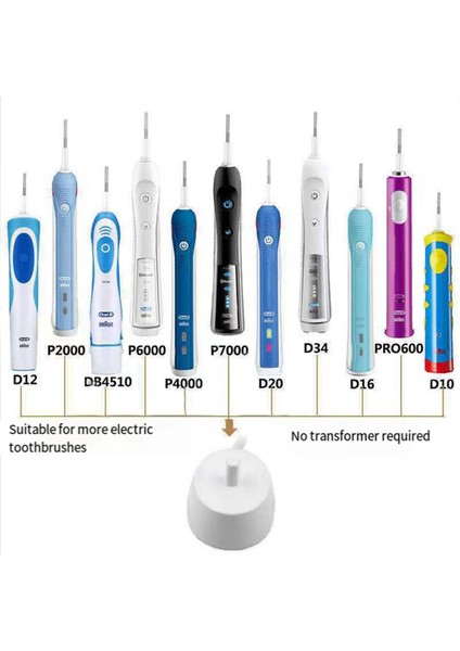 3757 Elektrikli Diş Fırçası Şarj Cihazı Kahverengi ile Uyumlu D10 D16 D17 D18 D20 D29 D36 D12013 D12013W S12 Ab Tak (Yurt Dışından)