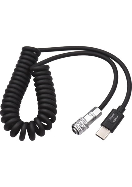Cep Sineması Kamerası Için Usb-C Güç Kablosunun Değiştirilmesi Bmpcc 4k/6k - USB Type-C Yaylı Kablo (Yurt Dışından)