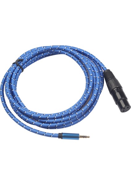 3.5 mm Mini 3pin Xlr Kadın Pc Için Kulaklık Mikser Mikrofon Stereo Kamera Amplifikatörü (Kadın) (Yurt Dışından)