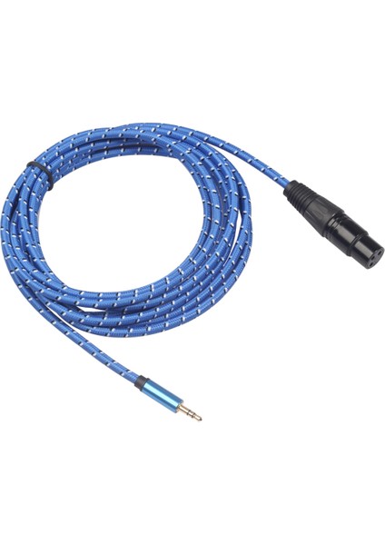 3.5 mm Mini 3pin Xlr Kadın Pc Için Kulaklık Mikser Mikrofon Stereo Kamera Amplifikatörü (Kadın) (Yurt Dışından)