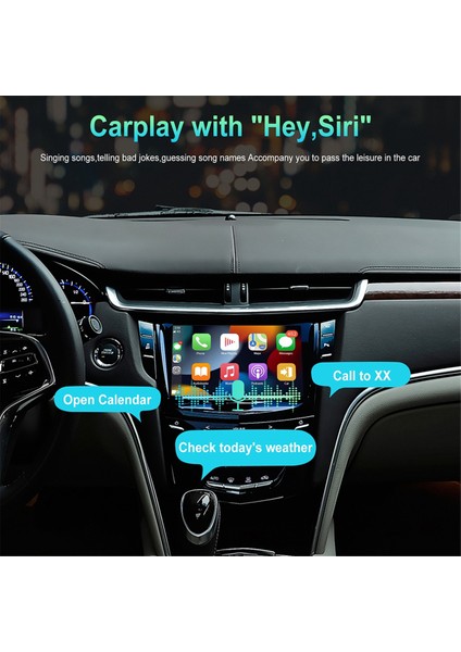Kablosuz Carplay Adaptörü, Kablolu Carplay'i Kablosuz Carplay'e Dönüştürme, Kablolu Carplay Araba Için Carplay Dongle, Tak ve Çalıştır (Yurt Dışından)