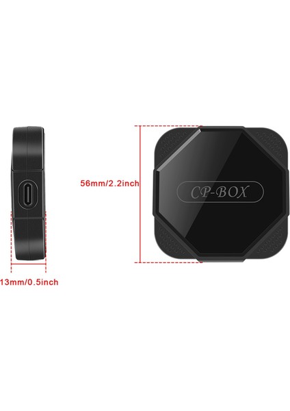 Kablosuz Carplay Adaptörü, Kablolu Carplay'i Kablosuz Carplay'e Dönüştürme, Kablolu Carplay Araba Için Carplay Dongle, Tak ve Çalıştır (Yurt Dışından)