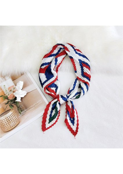 27.55 "kare Ipek Benzeri Başörtüsü - Saç Sarma ve Geceleri Uyumak Için Kadın Modası Ipek Duygu Eşarp. St-23 (Yurt Dışından)