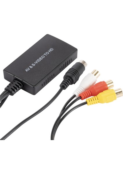 Svideo'dan Dönüştürücü S-Video ve 3rca Cvbs Kompozitten Sese Video Dönüştürücü Desteği 1080P 720P (Yurt Dışından)