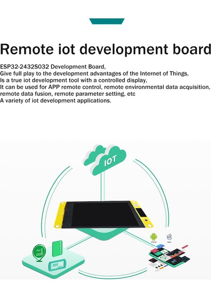 ESP32 3.2 Inç Dirençli Dokunmatik Ekran Geliştirme Kurulu Lvgl Wıfı Bluetooth Lot Mcu Akıllı LCD Ekran Ekran (Yurt Dışından)