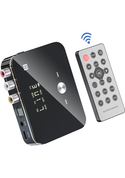 Nfc Dijital Ekran Bluetooth Adaptörü Nfc Bluetooth 5.0 Alıcı Verici 3,5 mm Bluetooth Ses Adaptörü (Yurt Dışından)
