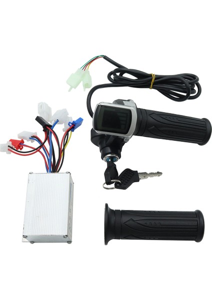 24V 250W Elektrikli Scooter Fırçalanmış Kontrol Motoru + Gaz Kelebeği Kavrama Kiti E-Bisiklet Elektrikli Scooter Bisiklet Için (Yurt Dışından) indirimleri