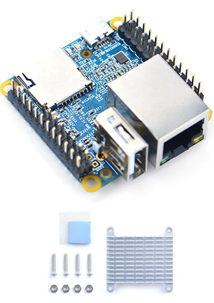 Nanopi Neo Açık Kaynak H3 Geliştirme Kartı + Isı Emici Ddr3 Ram 512MB -Core -A7 Openwrt Armbian (Yurt Dışından)