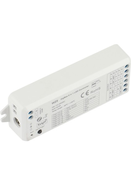 Wz5 Tuya Zigbee LED Denetleyici DC12V 24V 5ın1 Dimmer Cct Rgb Rgbw Rgbww Rgbcct Şerit Tuya Akıllı Yaşam App Ses Kontrolü (Yurt Dışından)
