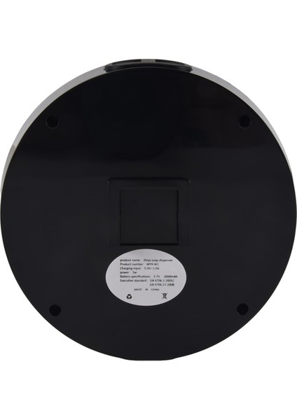 Sabunluk Otomatik, Elektrikli Sabunluk Duvara Monte Fotoselli Köpük Sabunluk Siyah Şarj Edilebilir (Yurt Dışından)
