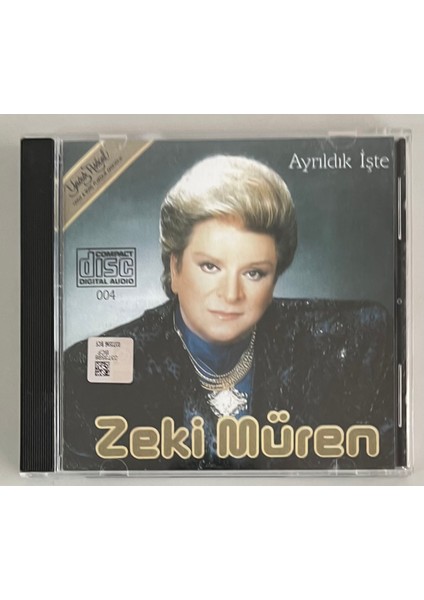 Zeki Müren Ayrıldık Işte CD (Orjinal Dönem Baskı Cd)