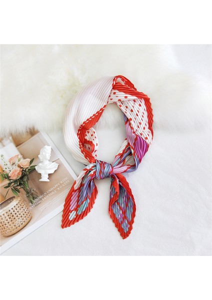 27.55" Kare Ipek Benzeri Başörtüsü - Saç Sarma ve Geceleri Uyumak Için Kadın Modası Ipek Duygu Eşarp. St-05 (Yurt Dışından)