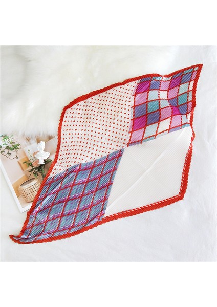 27.55" Kare Ipek Benzeri Başörtüsü - Saç Sarma ve Geceleri Uyumak Için Kadın Modası Ipek Duygu Eşarp. St-05 (Yurt Dışından) modelleri