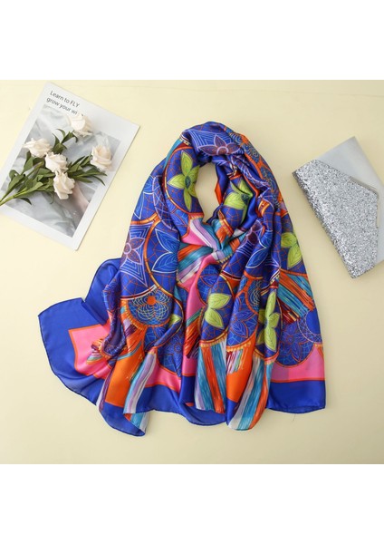 Bayan 100% Büyük Dut Ipek Eşarp Uzun Saten Eşarp Moda Tasarımcısı Eşarp Hafif Sarar, 2022423-13 (Yurt Dışından) fiyatları