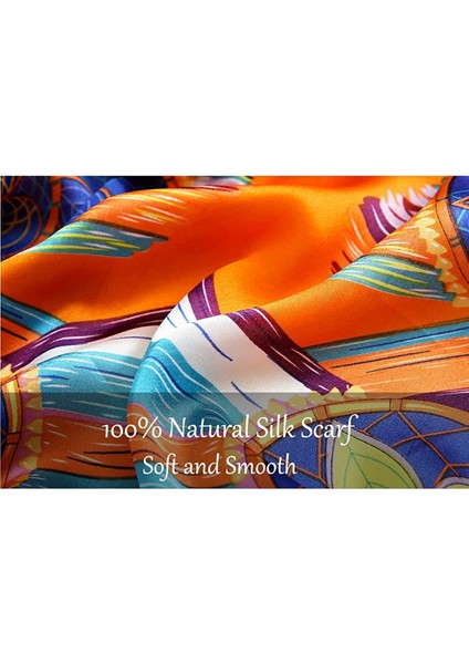 Bayan 100% Büyük Dut Ipek Eşarp Uzun Saten Eşarp Moda Tasarımcısı Eşarp Hafif Sarar, 2022423-13 (Yurt Dışından) fırsatları