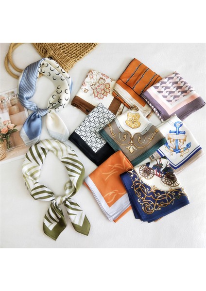 28" x 28" Kadın 100% Gerçek Dut Ipek Boyun Eşarpları Eşarplar, St-18 (Yurt Dışından) fırsatları