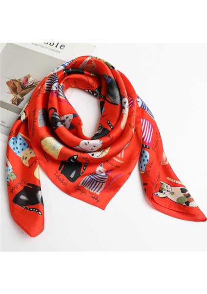 35" Kare Ipek Benzeri Başörtüsü - Saç Sarma ve Geceleri Uyuma Için Kadın Modası Ipek Duygu Eşarpı. Fm6-2 (Yurt Dışından) fiyatları